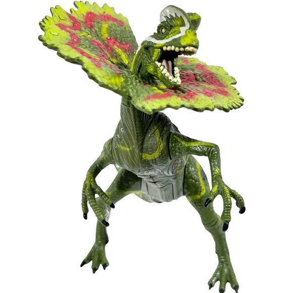 Jurassic Park 3 Dilophosaurus Velociraptor Triceratops Lot of 3 Hasbro 2000 - Picture 2 of 16